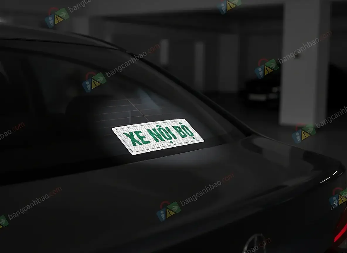 Nhãn Phản Quang 3M – Biển Nhận Diện Xe Chuyên Dụng Bền Đẹp, Siêu Sáng Ban Đêm - 9